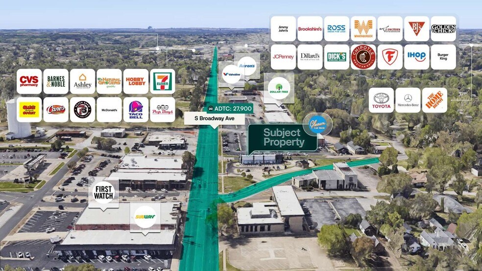 2017 S Broadway Ave, Tyler, TX à vendre - Photo de l’immeuble – Image 2 sur 3