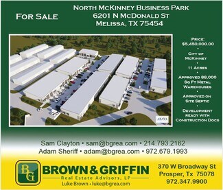 Plus de détails pour 6201 N McDonald St, Melissa, TX - Terrain à vendre