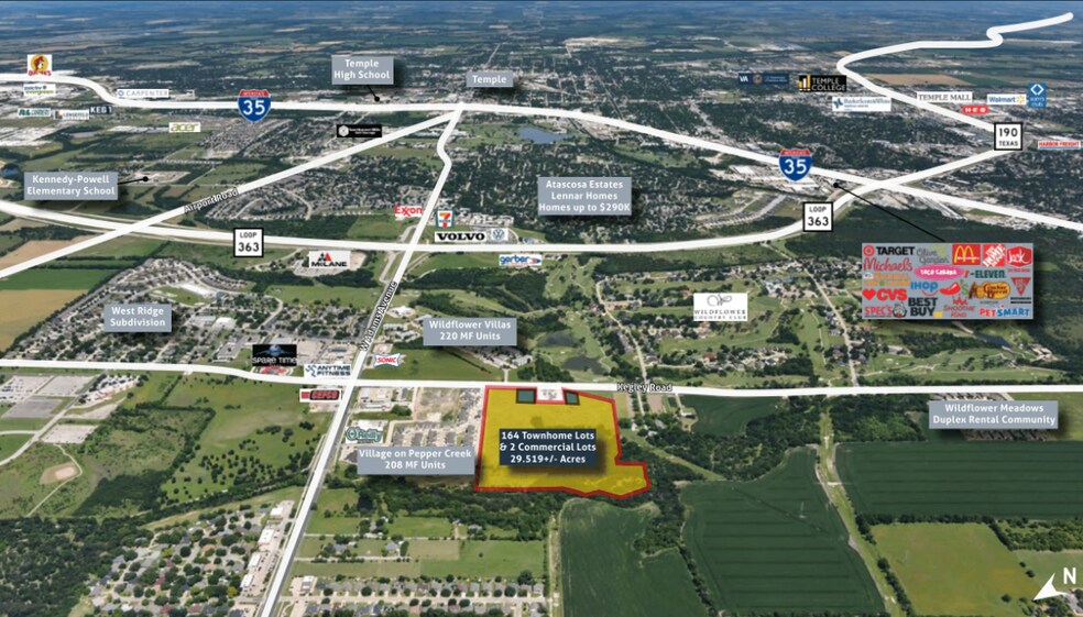 340 Kegley rd, Temple, TX à vendre - Photo de l’immeuble – Image 2 sur 3