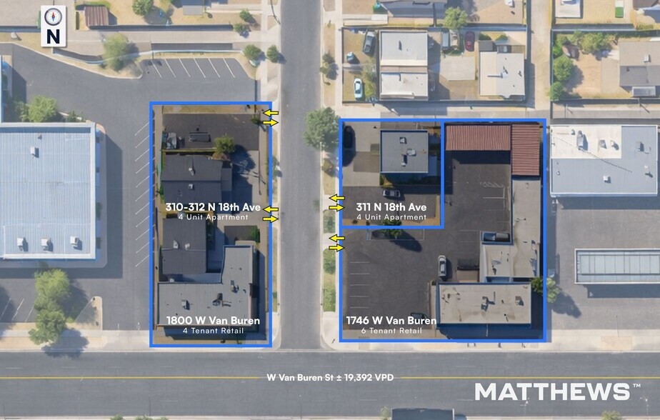 1746 W Van Buren St, Phoenix, AZ à vendre - Photo de l’immeuble – Image 2 sur 3