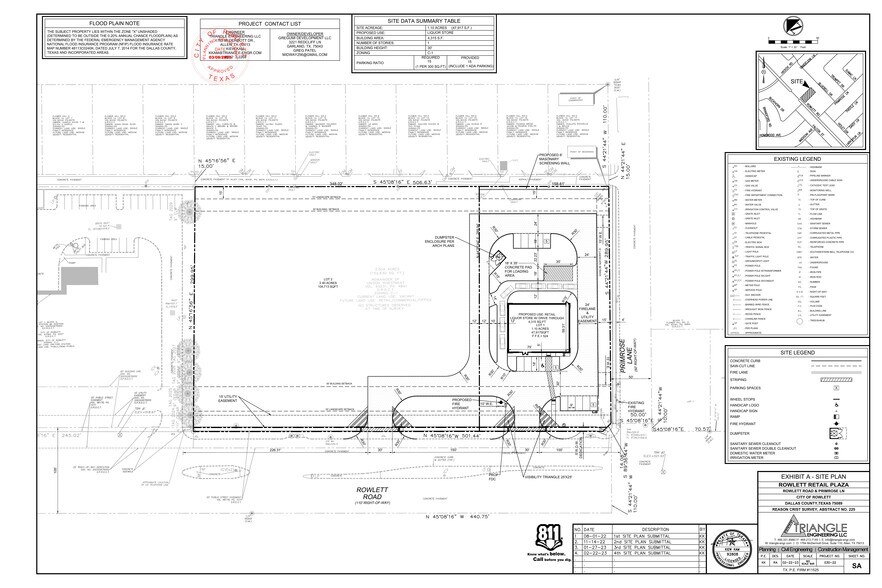 6700 Rowlett Rd, Rowlett, TX à vendre - Plan de site – Image 3 sur 5