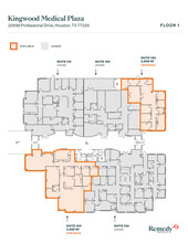 22698 Professional Dr, Kingwood, TX à louer Plan d’étage– Image 1 sur 1