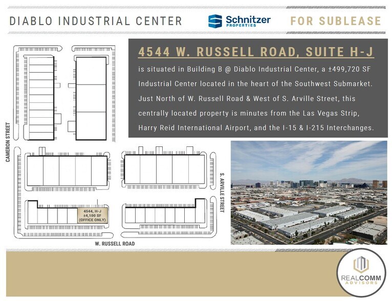 4544 W Russell Rd, Las Vegas, NV à louer - Plan de site – Image 2 sur 5