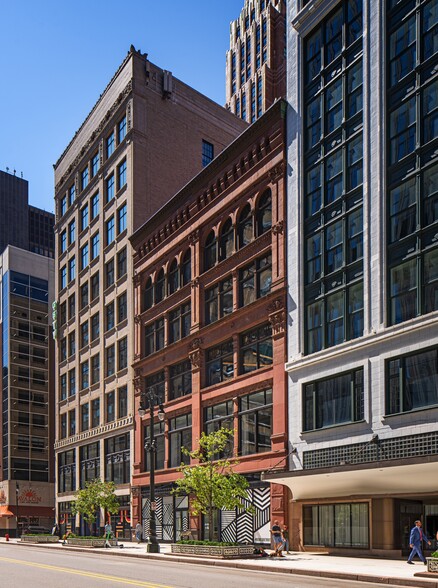 1217 Woodward Ave, Detroit, MI à louer - Photo de l’immeuble – Image 2 sur 4