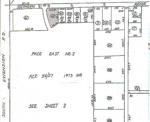 701 W Southern Ave, Mesa, AZ à louer - Plan cadastral – Image 2 sur 9