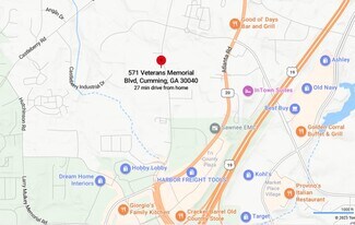 Plus de détails pour 571 Veterans Memorial Blvd, Cumming, GA - Terrain à vendre