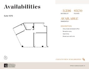 100 W Broadway, Glendale, CA à louer Plan d’étage– Image 1 sur 1