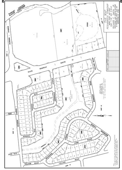 431-455 State Rt 23, Pompton Plains, NJ à louer - Plan cadastral – Image 2 sur 2