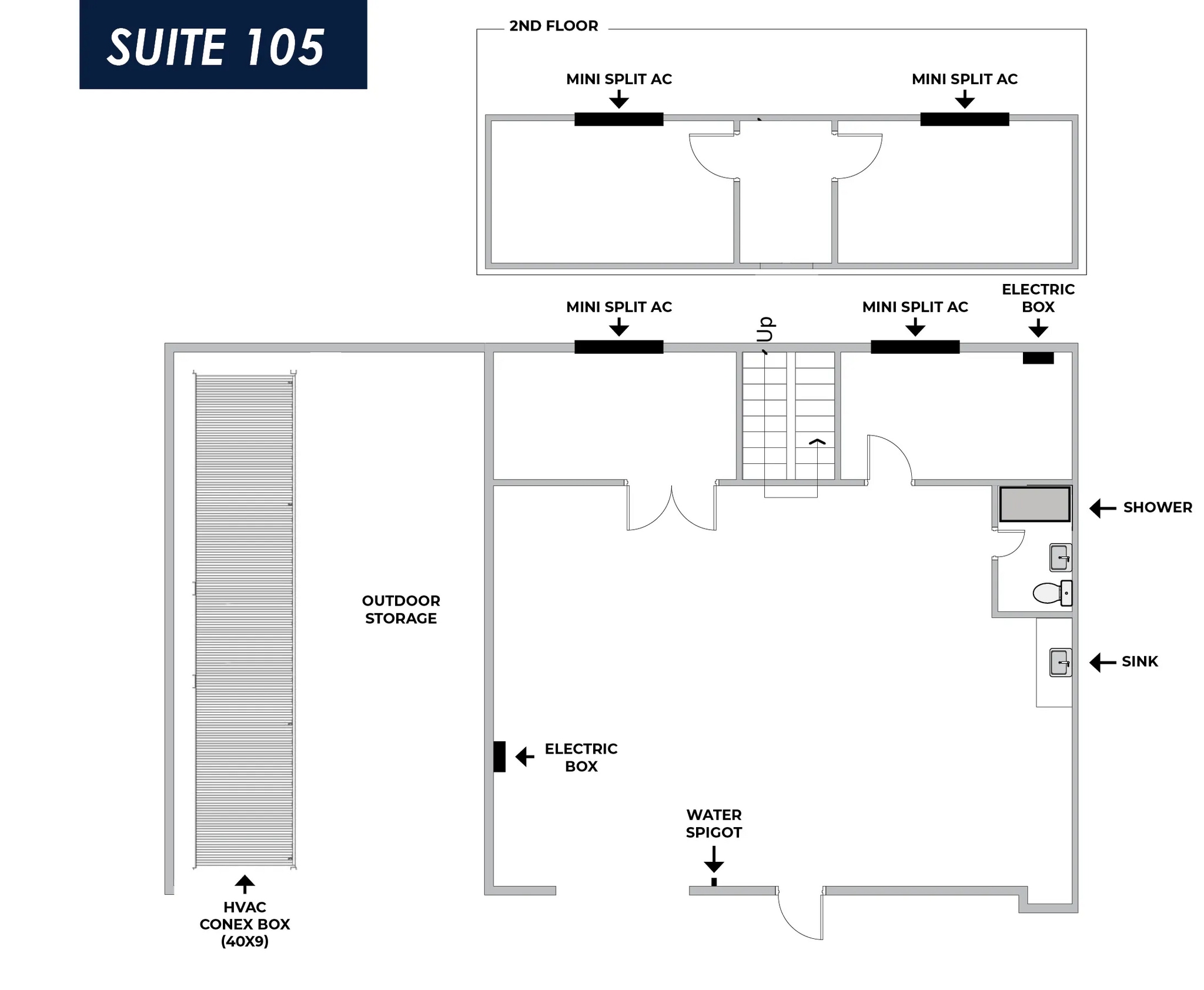 300 N Pasadena St, Gilbert, AZ à louer Plan d’étage– Image 1 sur 7