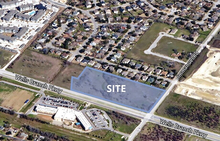 Wells Branch Parkway at Immanuel Rd, Pflugerville, TX à louer - Aérien – Image 1 sur 7