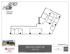 3200 Wilcrest Dr, Houston, TX à louer Plan d’étage– Image 1 sur 1