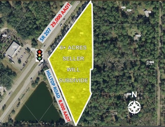 Plus de détails pour 1450 STATE ROAD 207, Saint Augustine, FL - Terrain à vendre