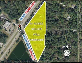 Plus de détails pour 1450 STATE ROAD 207, Saint Augustine, FL - Terrain à vendre