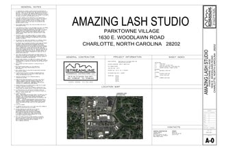 1600-1730 E Woodlawn Rd, Charlotte, NC à louer Plan de site– Image 1 sur 4