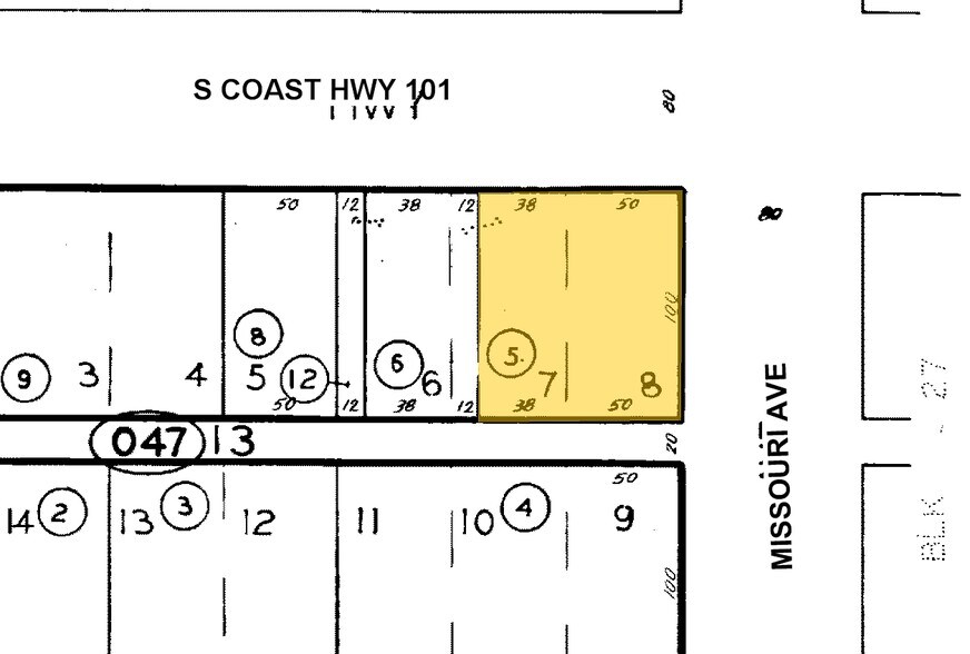 325 S Coast Hwy, Oceanside, CA à vendre - Plan cadastral – Image 2 sur 22