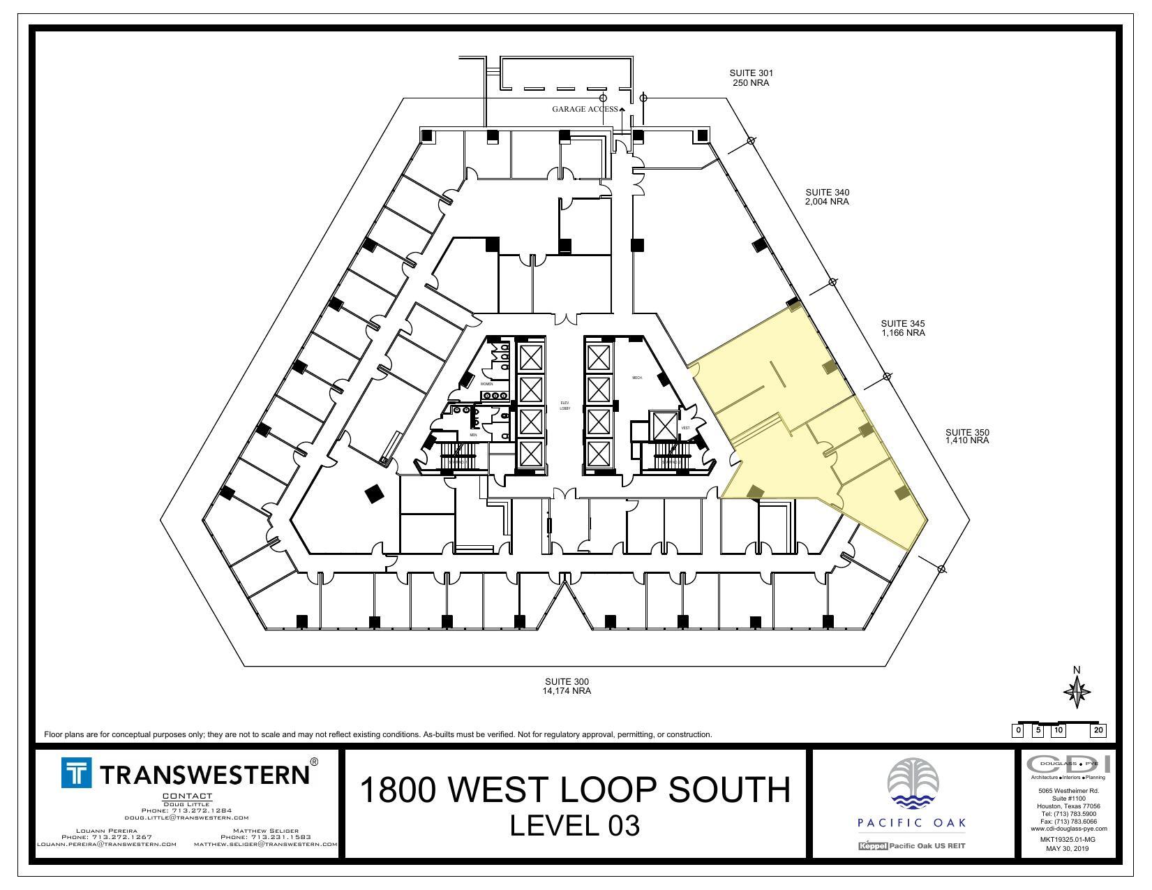 1800 West Loop S, Houston, TX à louer Plan d’étage– Image 1 sur 1