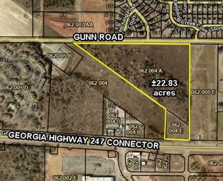 Plus de détails pour Gunn Rd, Byron, GA - Terrain à vendre