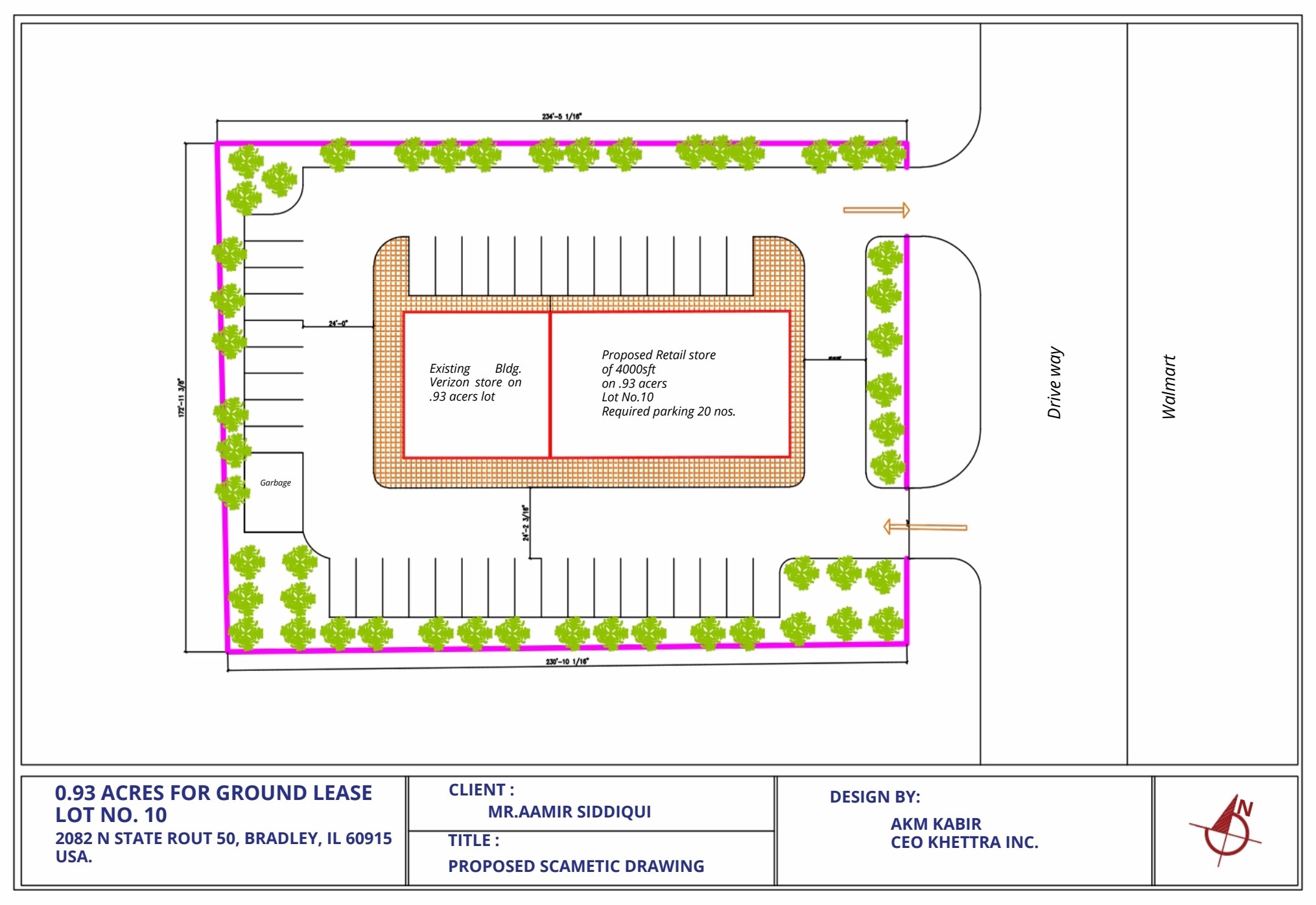 2082 N State Route 50, Bourbonnais, IL à louer Plan de site– Image 1 sur 2