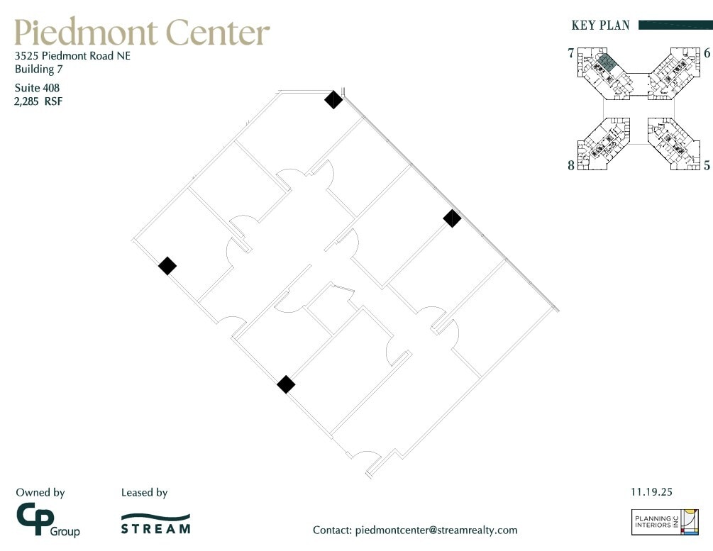 3495 Piedmont Rd NE, Atlanta, GA à louer Plan d’étage– Image 1 sur 1