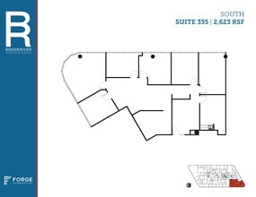 8200 Brookriver Dr, Dallas, TX à louer Plan d’étage– Image 1 sur 5
