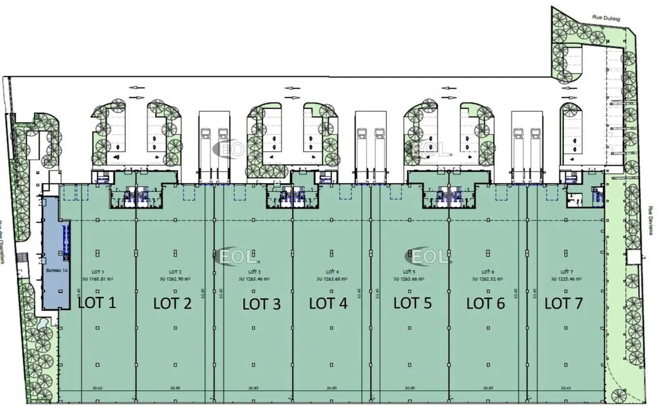 Local d’activités dans Argenteuil à louer - Plan d’étage – Image 2 sur 3