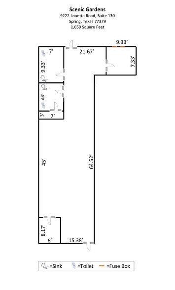 9222 Louetta Rd, Spring, TX à louer - Plan d’étage – Image 3 sur 4