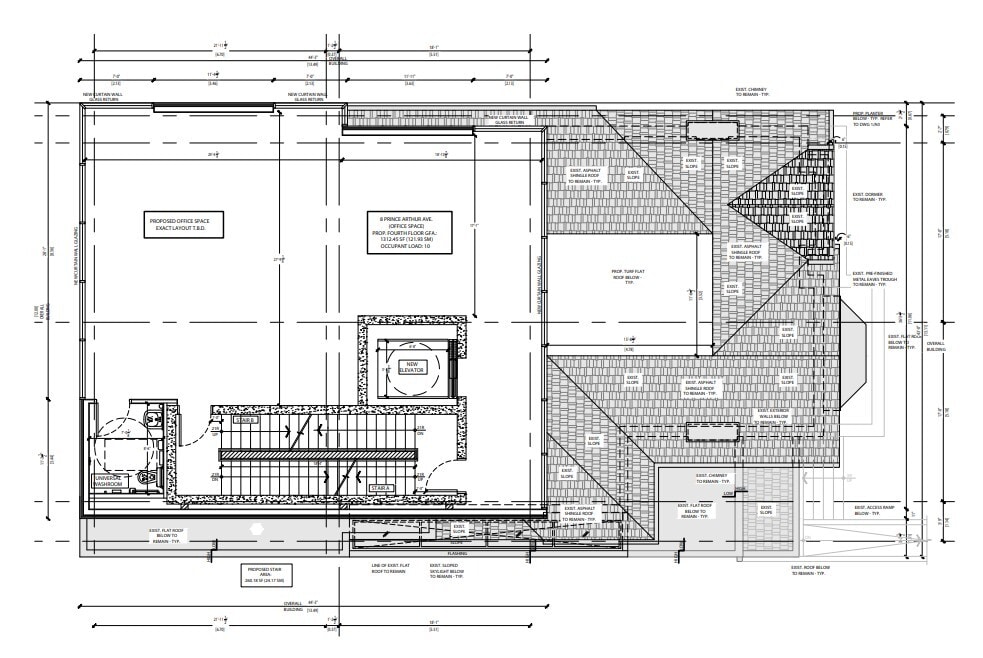 8 Prince Arthur Av, Toronto, ON à louer Plan d’étage– Image 1 sur 1
