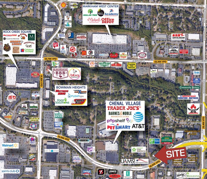 11000 Financial Centre Pky, Little Rock, AR à vendre - Aérien – Image 2 sur 4