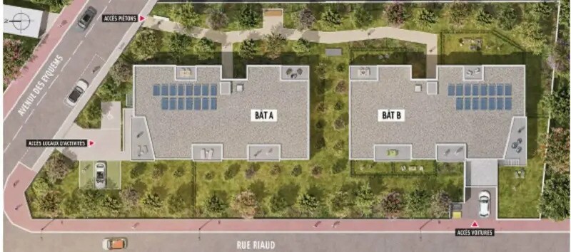 Local d'activités dans Mérignac à vendre - Plan de site – Image 2 sur 2