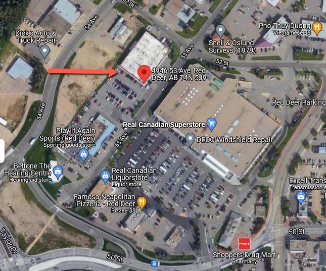 4946 53 Ave, Red Deer, AB à louer - Photo de l’immeuble – Image 1 sur 11