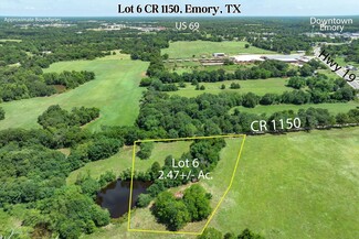 Plus de détails pour Lot 6 RS CR 1150, Emory, TX - Terrain à vendre