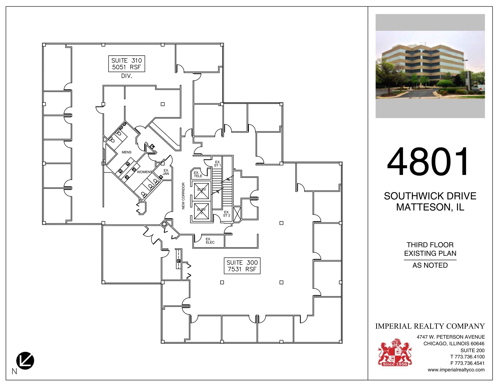 4801 Southwick Dr, Matteson, IL à louer Plan de site– Image 1 sur 1