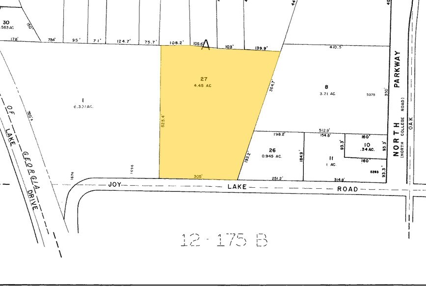 1738 Joy Lake Rd, Lake City, GA à louer - Plan cadastral – Image 3 sur 6