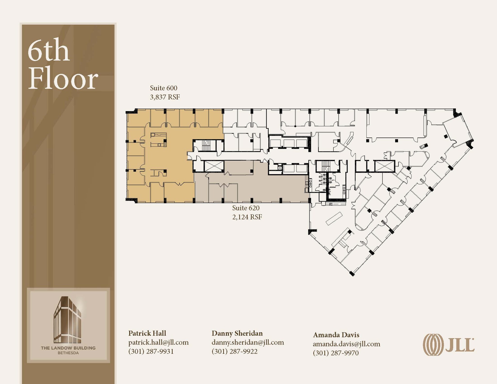 7910 Woodmont Ave, Bethesda, MD à louer Plan d’étage– Image 1 sur 1