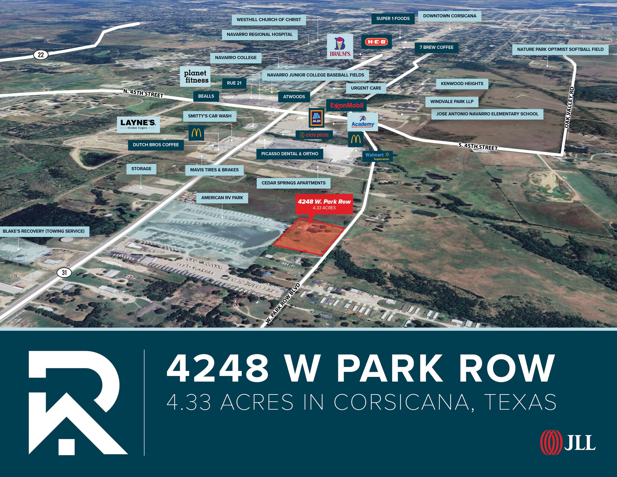 4248 W Park Row Blvd, Corsicana, TX à vendre Photo principale– Image 1 sur 4