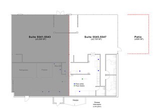 5487-5597 Clairemont Mesa Blvd, San Diego, CA à louer Plan d’étage– Image 1 sur 1
