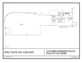 3100 Breckinridge Blvd, Duluth, GA à louer Plan de site– Image 1 sur 8