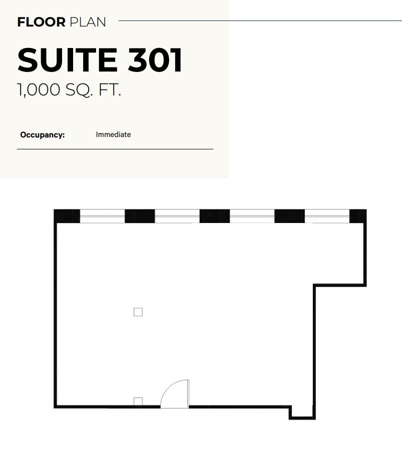 372 Richmond St W, Toronto, ON à louer Plan d’étage– Image 1 sur 4