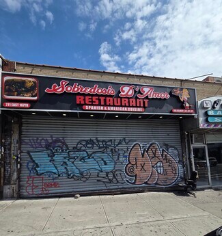 Plus de détails pour 209-215 E 167th St, Bronx, NY - Local commercial à louer