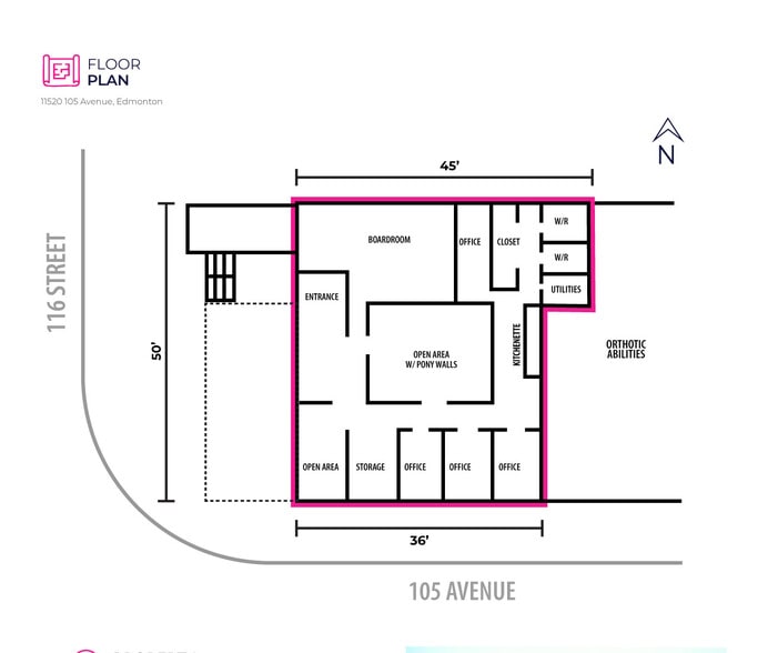 10525 116 St NW, Edmonton, AB à louer - Plan d’étage – Image 3 sur 23
