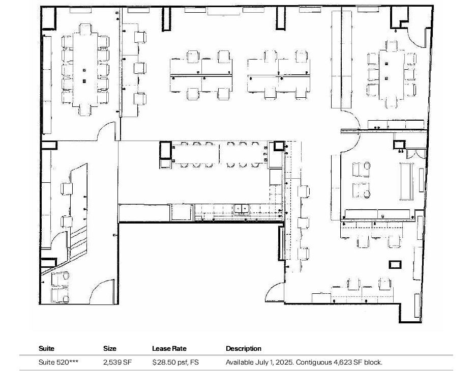 8120 Woodmont Ave, Bethesda, MD à louer Plan d’étage– Image 1 sur 1