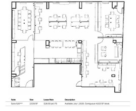 8120 Woodmont Ave, Bethesda, MD à louer Plan d’étage– Image 1 sur 1