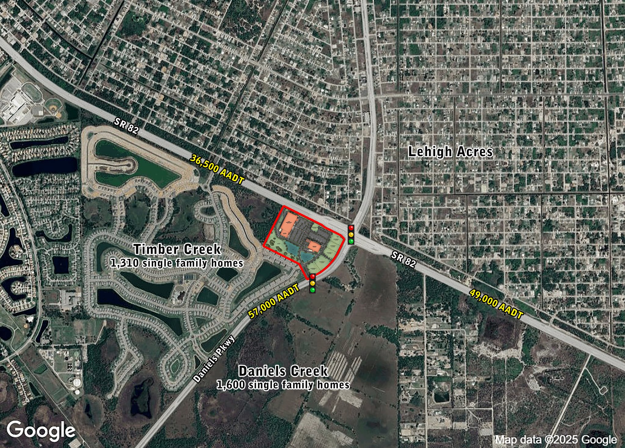 SWC Daniels Parkway & SR 82, Fort Myers, FL à louer Aérien– Image 1 sur 3