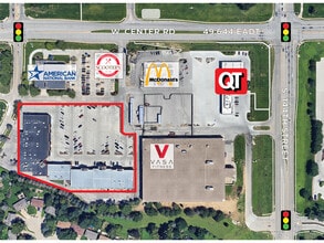 14451-14543 W Center Rd, Omaha, NE - VUE AÉRIENNE vue de carte