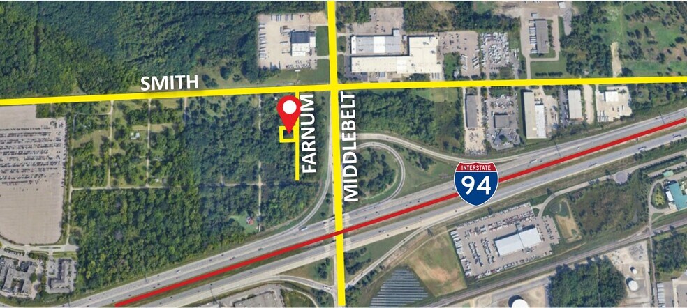 Farnum St, Romulus, MI à vendre - Aérien – Image 2 sur 4