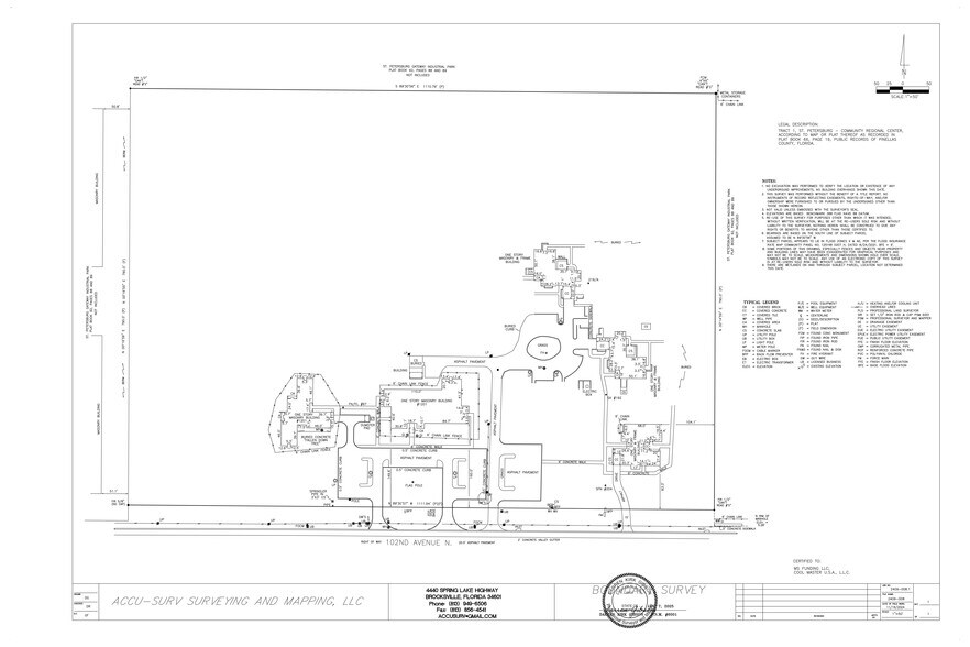 1201 102nd Ave N, Saint Petersburg, FL à vendre - Plan de site – Image 2 sur 2