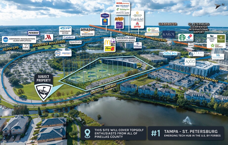 220 N Carillon Pky, Saint Petersburg, FL à vendre - Aérien – Image 3 sur 6