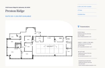 3330 Preston Ridge Rd, Alpharetta, GA à louer Plan d’étage– Image 1 sur 1
