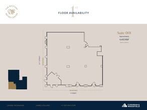 607 14th St NW, Washington, DC à louer Plan d’étage– Image 1 sur 1