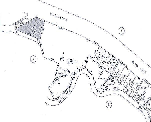 3599 Cahuenga Blvd W, Los Angeles, CA à louer - Plan cadastral – Image 3 sur 15